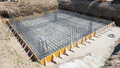 Foundation of new home